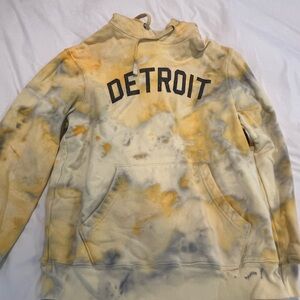 Retrobrand Women’s Detroit Tie-Dye Hoodie size Small